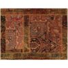 Thumbnail 4: 复古波斯手工结拼布地毯 砖红色