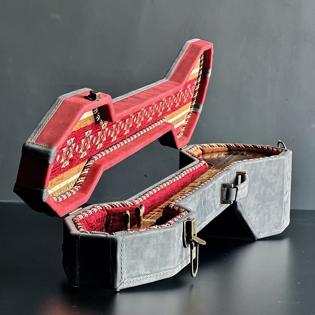 波斯塞塔尔硬壳盒 豪华手工 木质与皮革