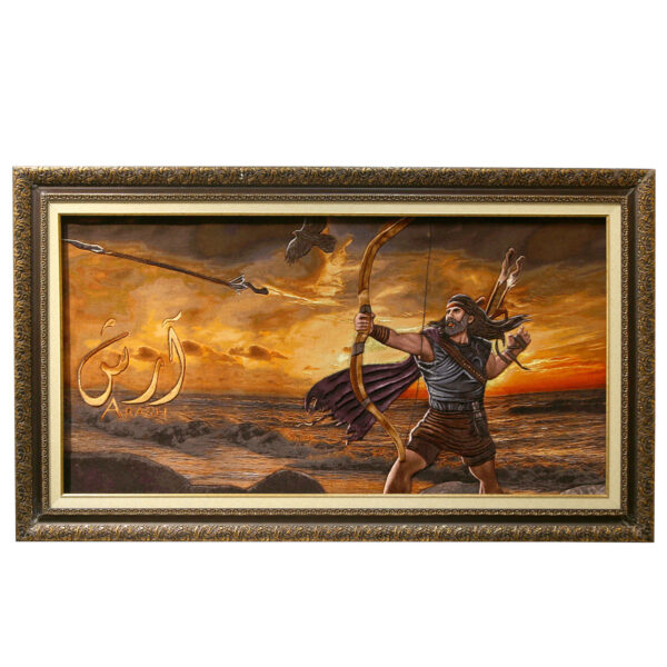 手工结波斯挂毯 – 塔布里兹，射手阿拉什图案