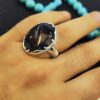 Thumbnail 5: 男士波斯树枝玛瑙Shajar纯银戒指——Fardin款