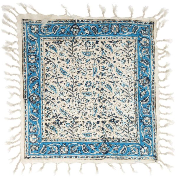 波斯桌布：伊斯法罕传统卡拉姆卡里木刻印花 —— Atriyan 款