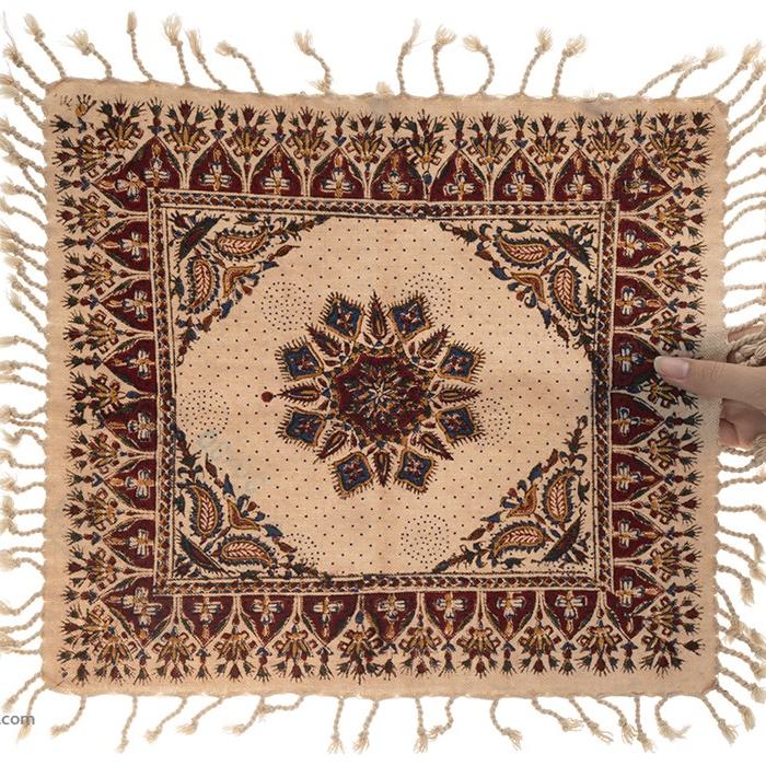 波斯桌布：伊斯法罕传统卡拉姆卡里木刻印花 —— Doris 款