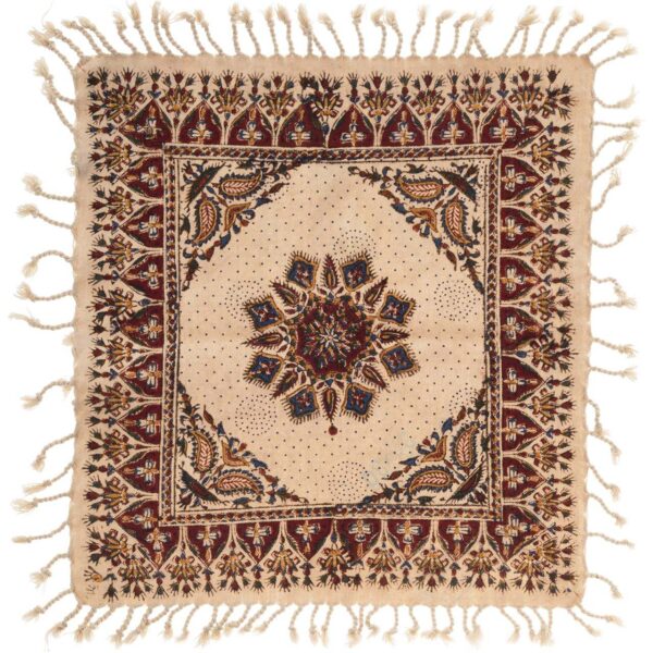 波斯桌布：伊斯法罕传统卡拉姆卡里木刻印花 —— Doris 款