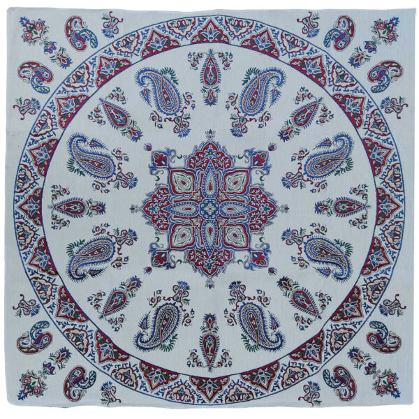 波斯桌布：伊斯法罕传统卡拉姆卡里木刻印花 —— Golbaf II 款