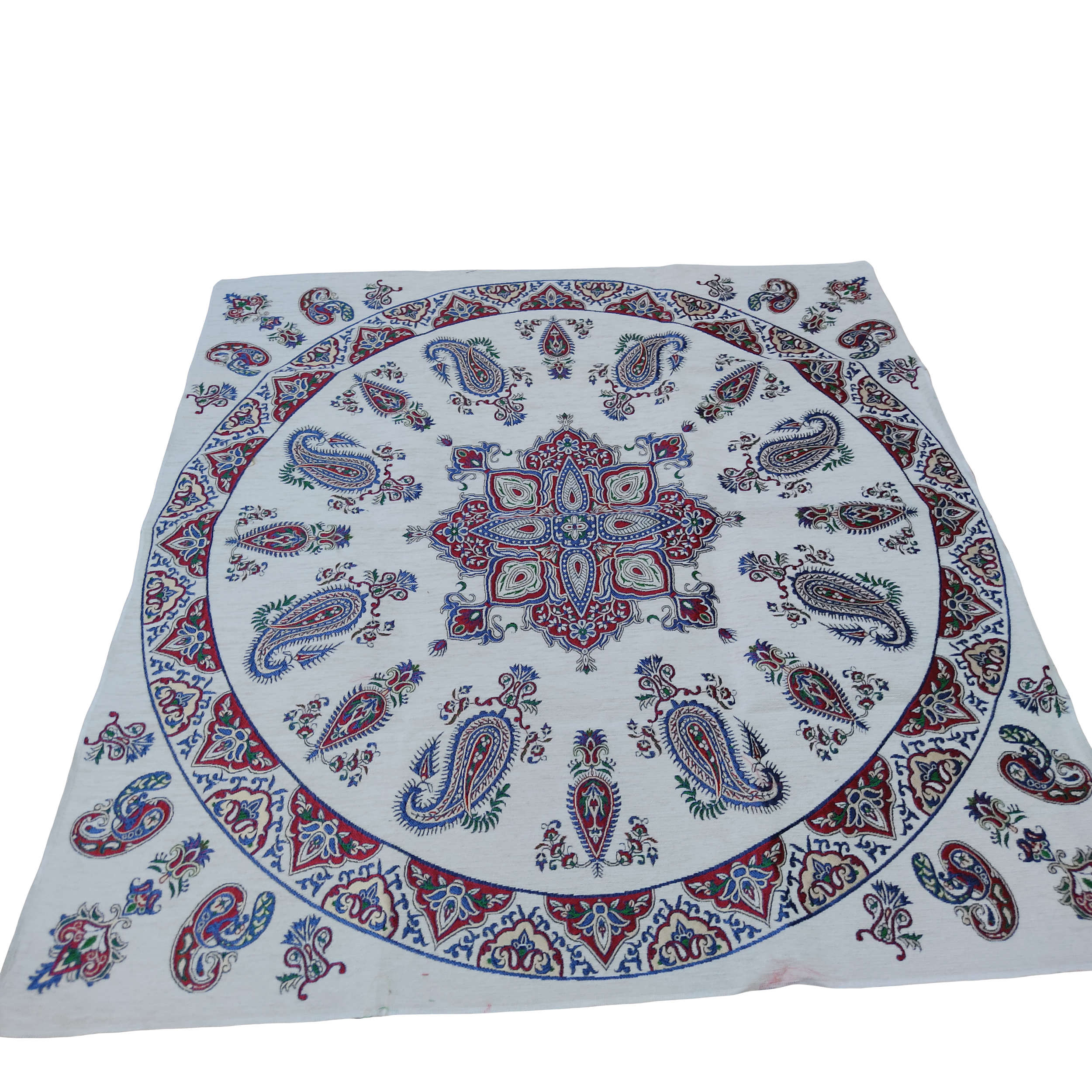 波斯桌布：伊斯法罕传统卡拉姆卡里木刻印花 —— Golbaf II 款