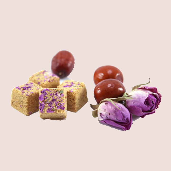 Main image of 天然糖替代品 – 红枣大马士革玫瑰花瓣方块，750克