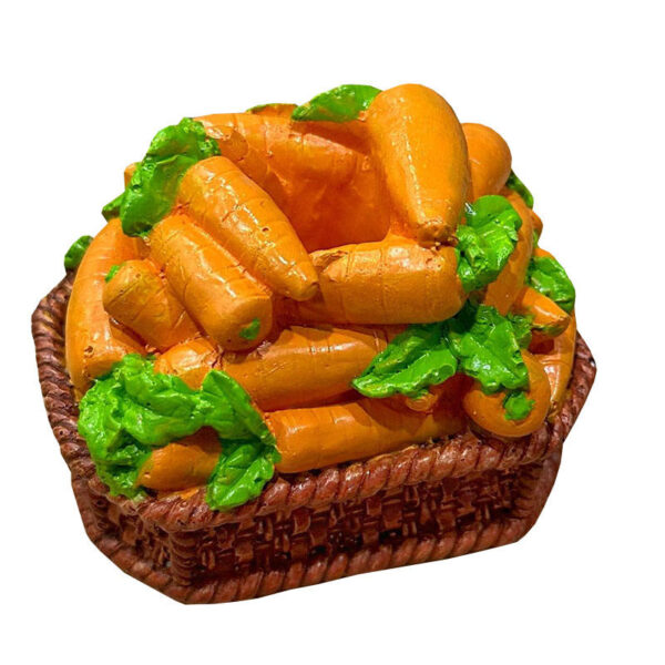 橙色胡萝卜篮牙签盒