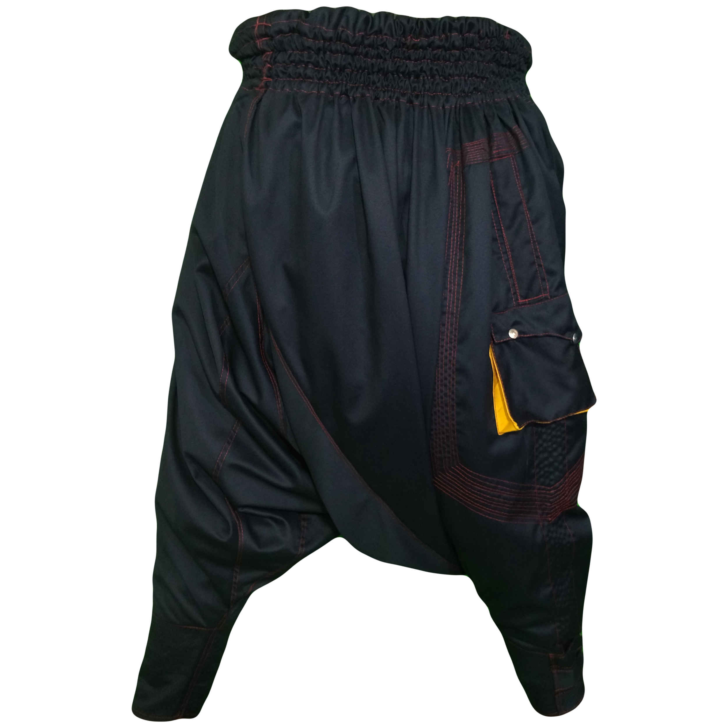 传统库尔德裤——黑色优雅沙瓦尔裤