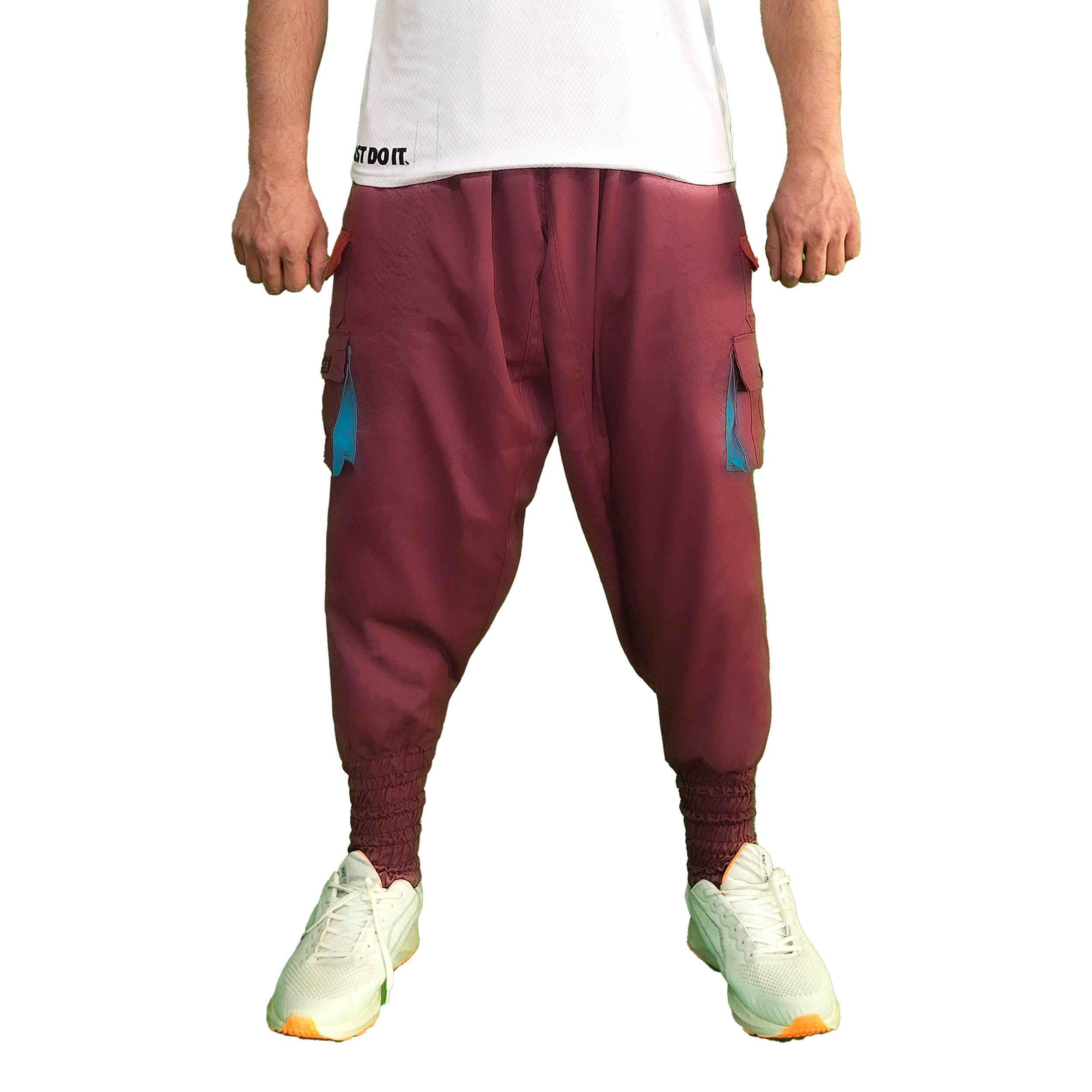 Main image of 传统库尔德裤——红色大胆沙瓦尔裤