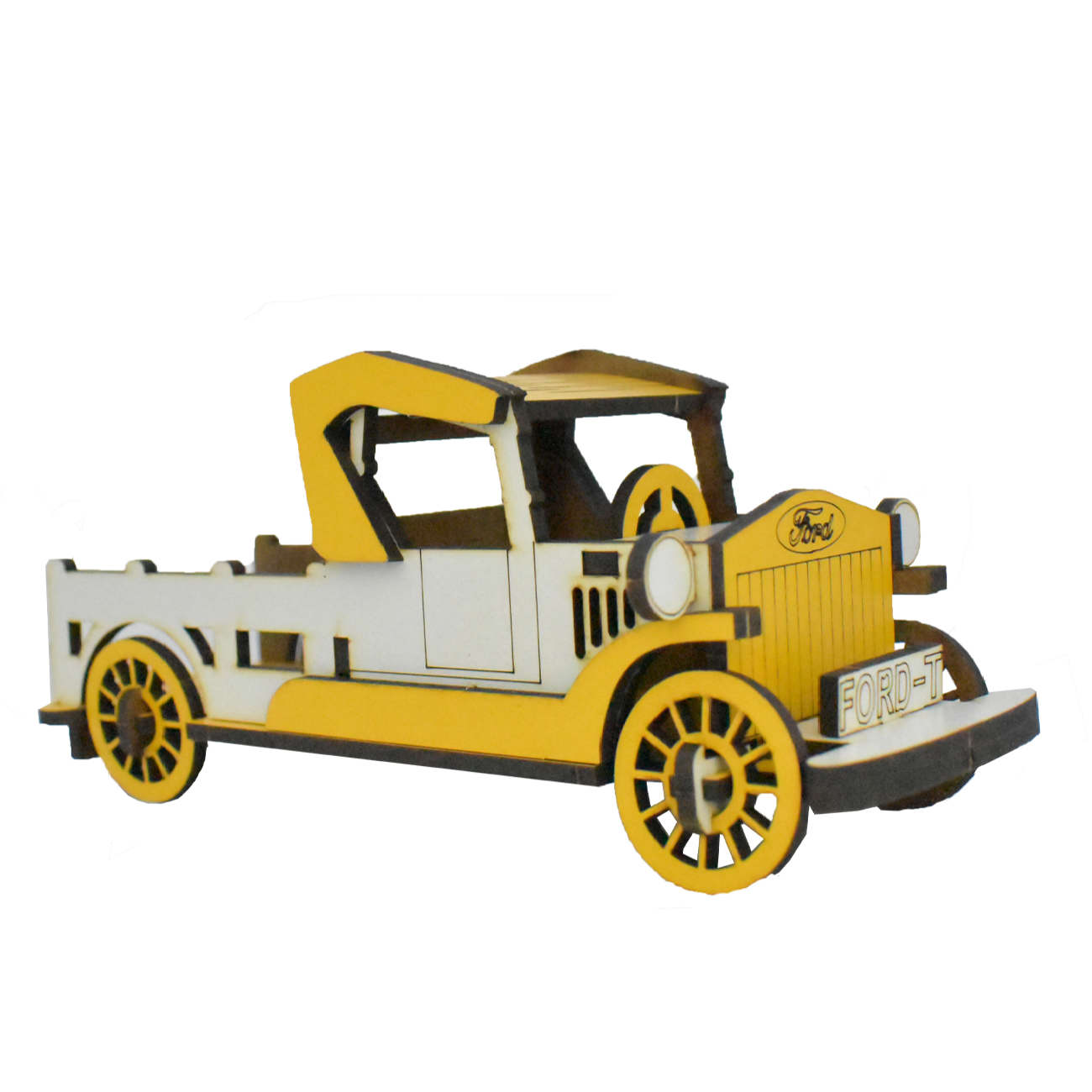 3D木质拼图模型套件——经典福特