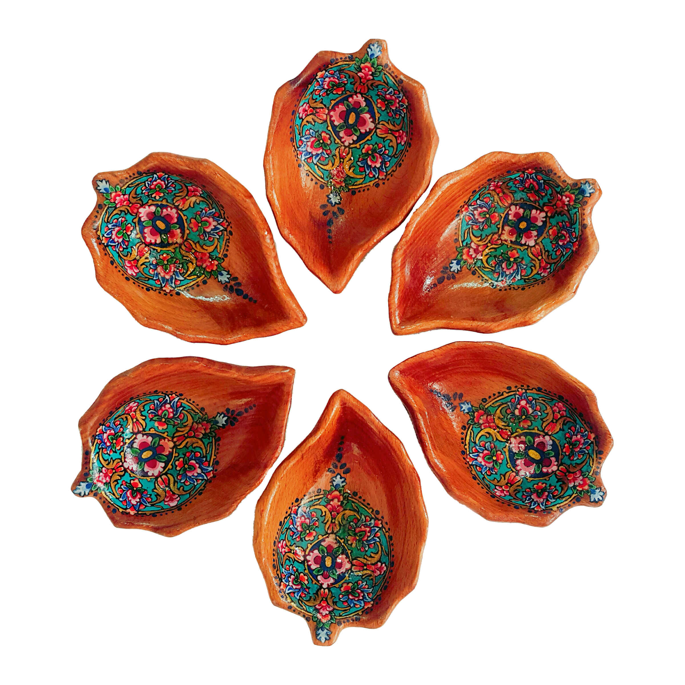 Main image of 木制哈夫特·辛套装——诺鲁兹传统叶形设计