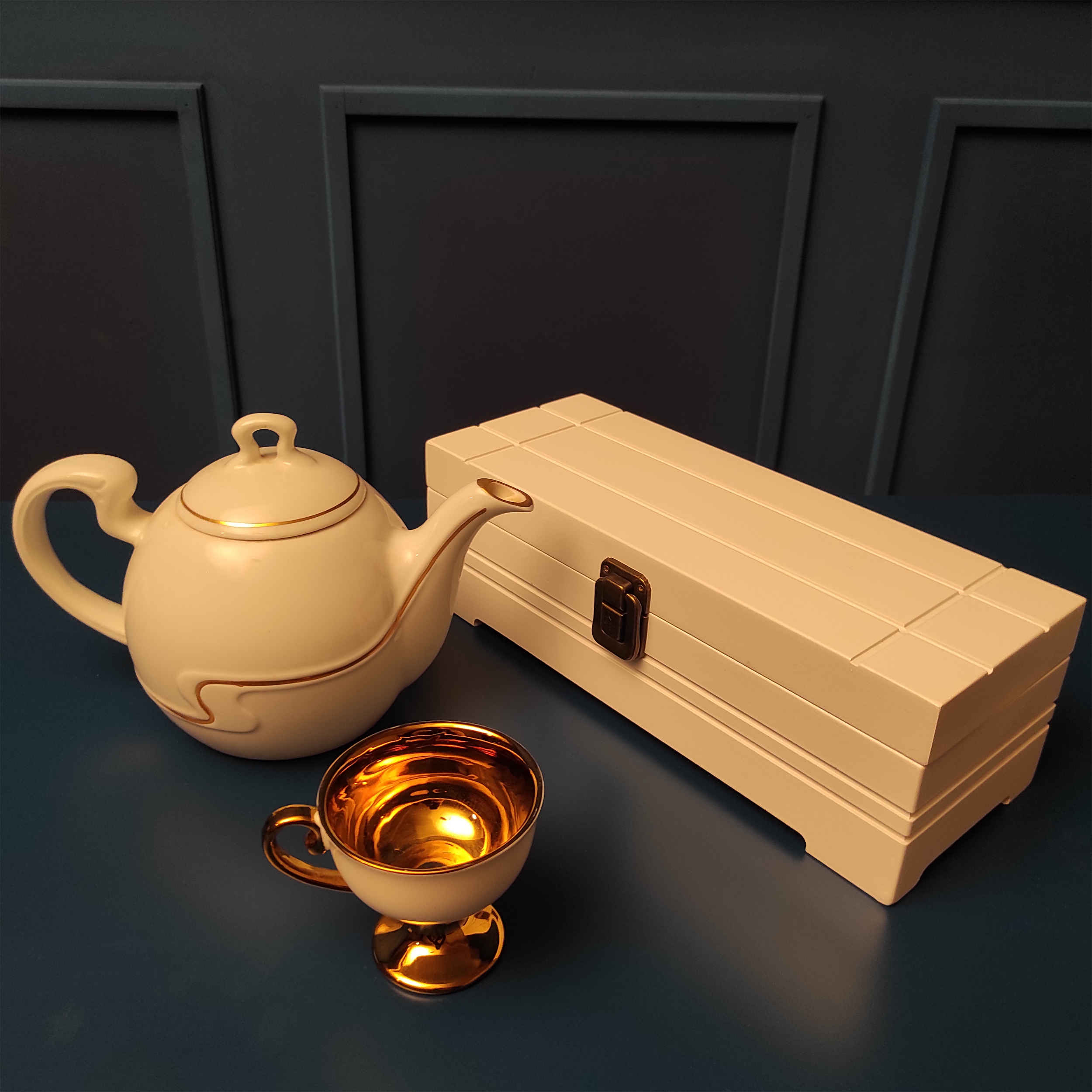 四格茶叶盒,适用于茶包多样化