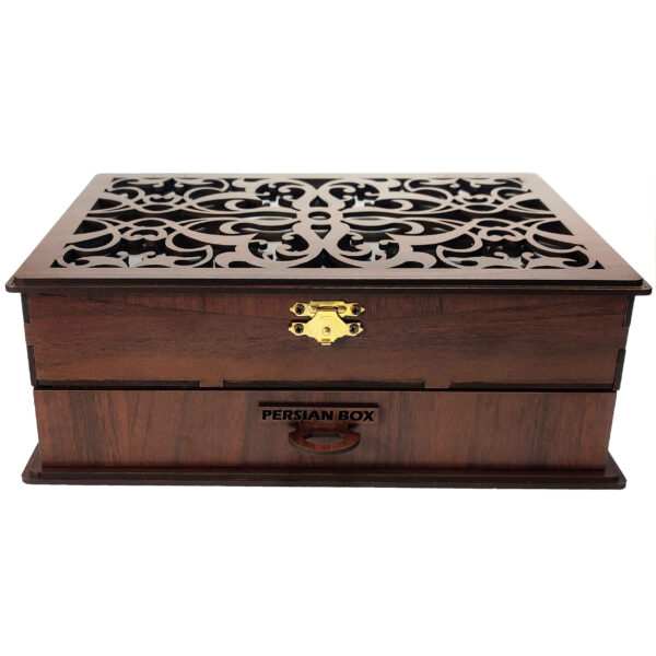 六格茶叶收纳整理盒，适用于多种口味