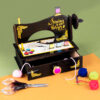 Thumbnail 3: 木质缝纫盒 – 缝纫机图案设计