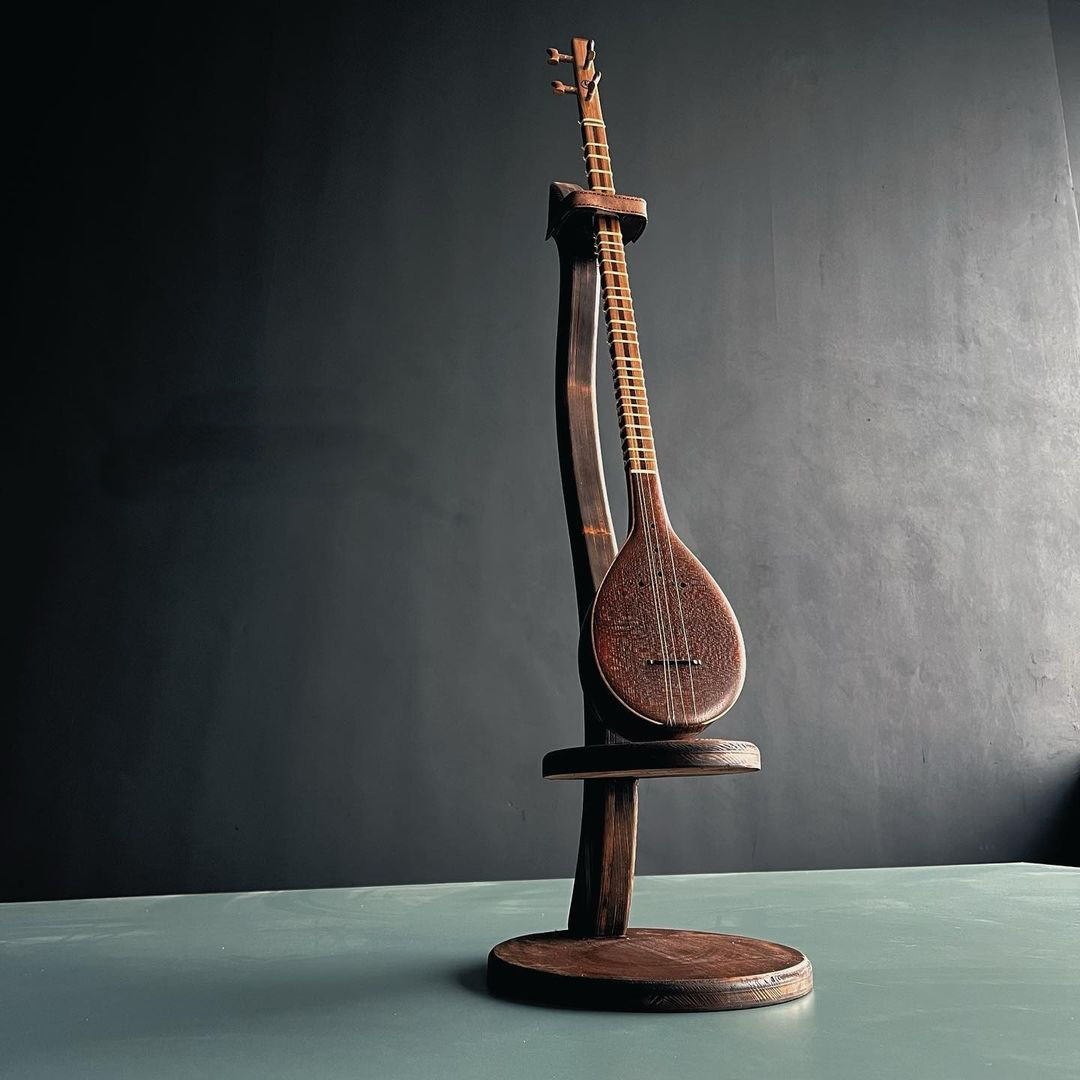 Main image of 塞塔尔乐器木质豪华手工支架