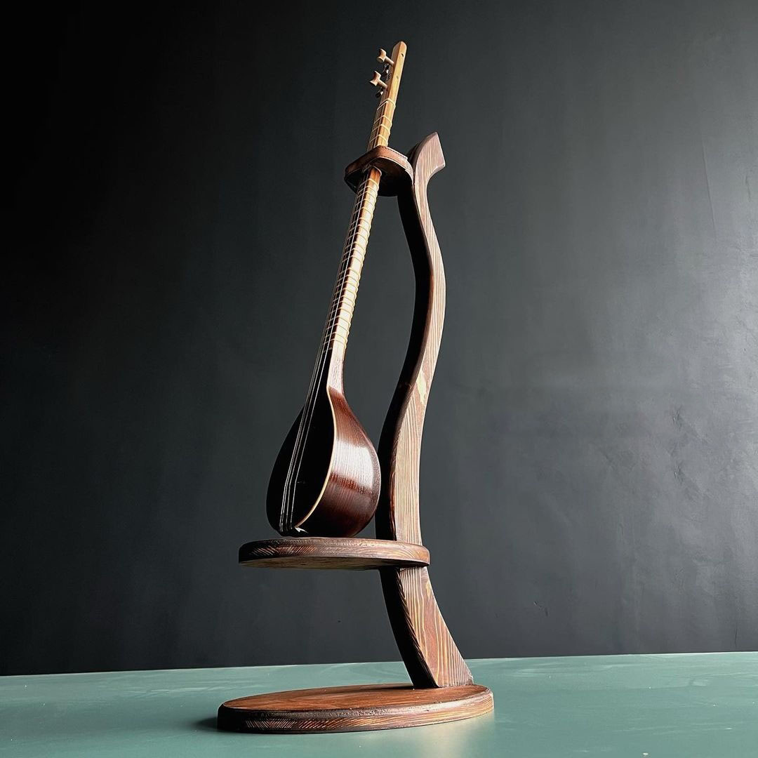 塞塔尔乐器木质豪华手工支架