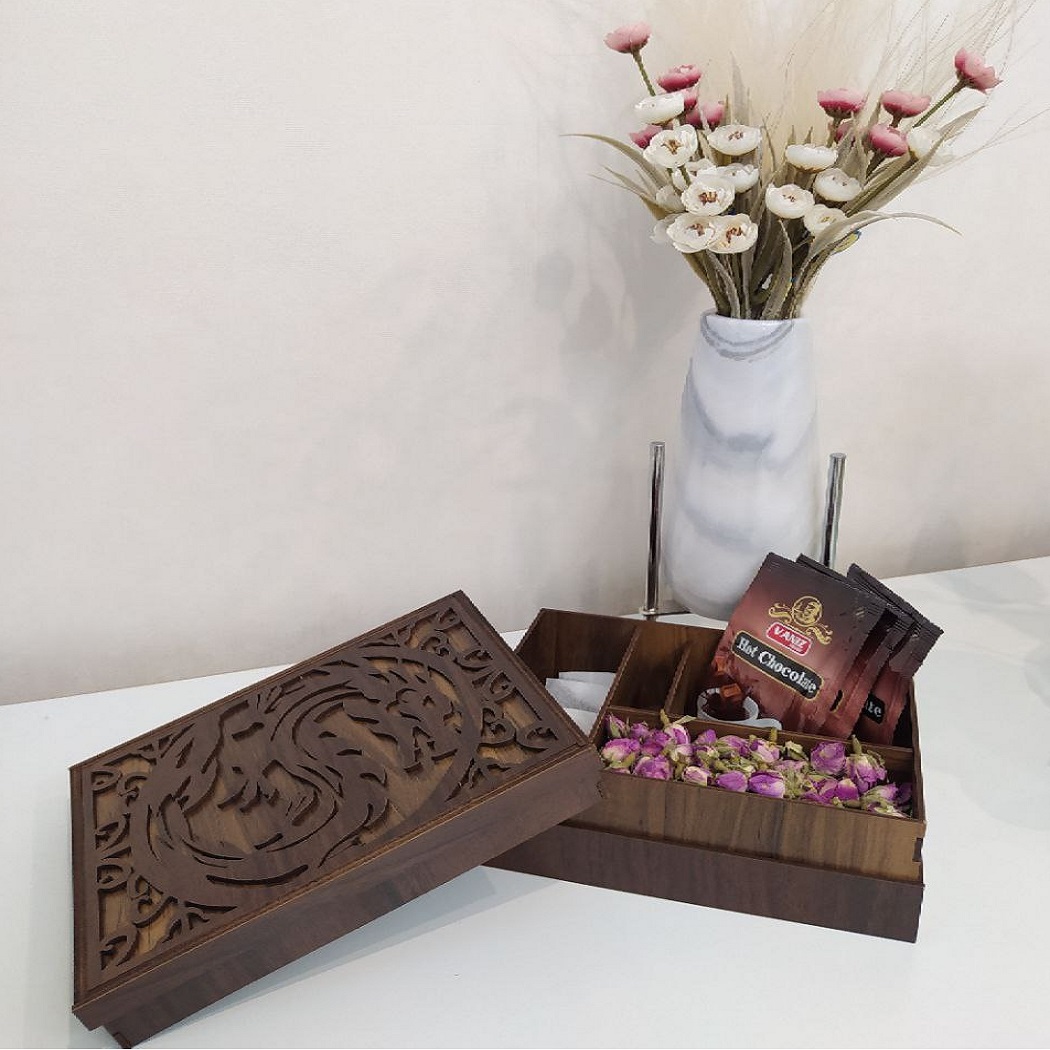 茶叶收纳盒 – 四格,配套杯垫