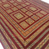 Thumbnail 2: 正宗波斯羊毛基利姆地毯 手工编织 几何砖红色