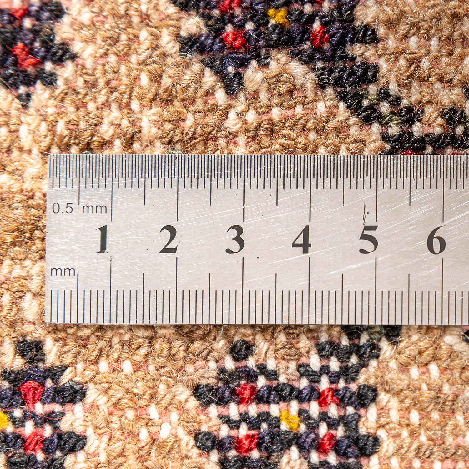 正宗波斯长地毯，羊毛手工结制，产自克尔曼沙