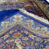 Thumbnail 4: 正宗波斯丝地毯，手工结制，产自库姆 花卉蓝色