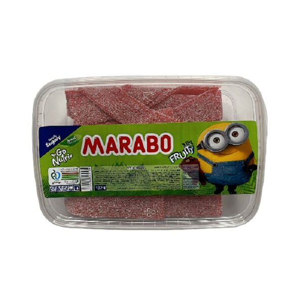 清真软糖 – 草莓味棒 – Marabo (900克)