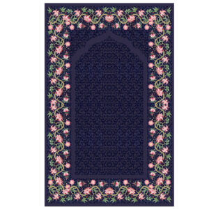 伊斯兰祈祷垫 Sajadah 花卉边框款
