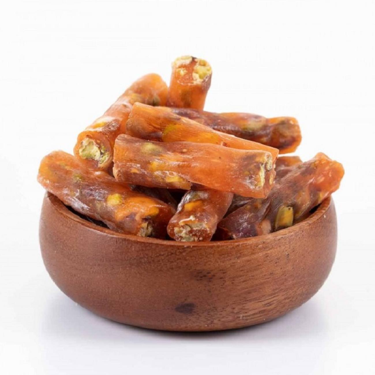 Main image of 土耳其软糖洛库姆，橙子味，开心果，500克