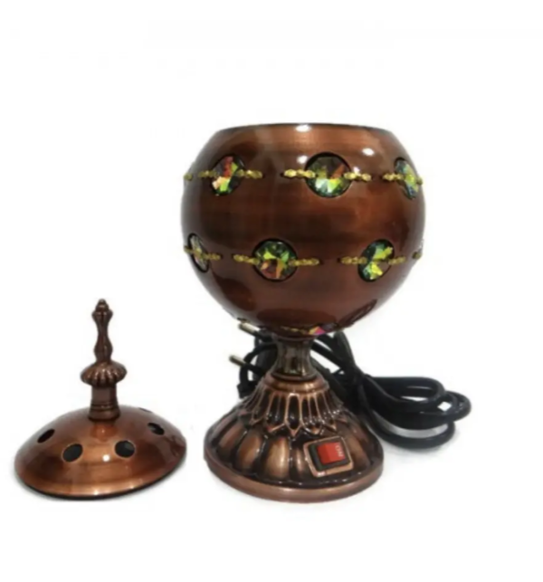 电动金属 Bakhoor 与 Esfand 烟熏炉