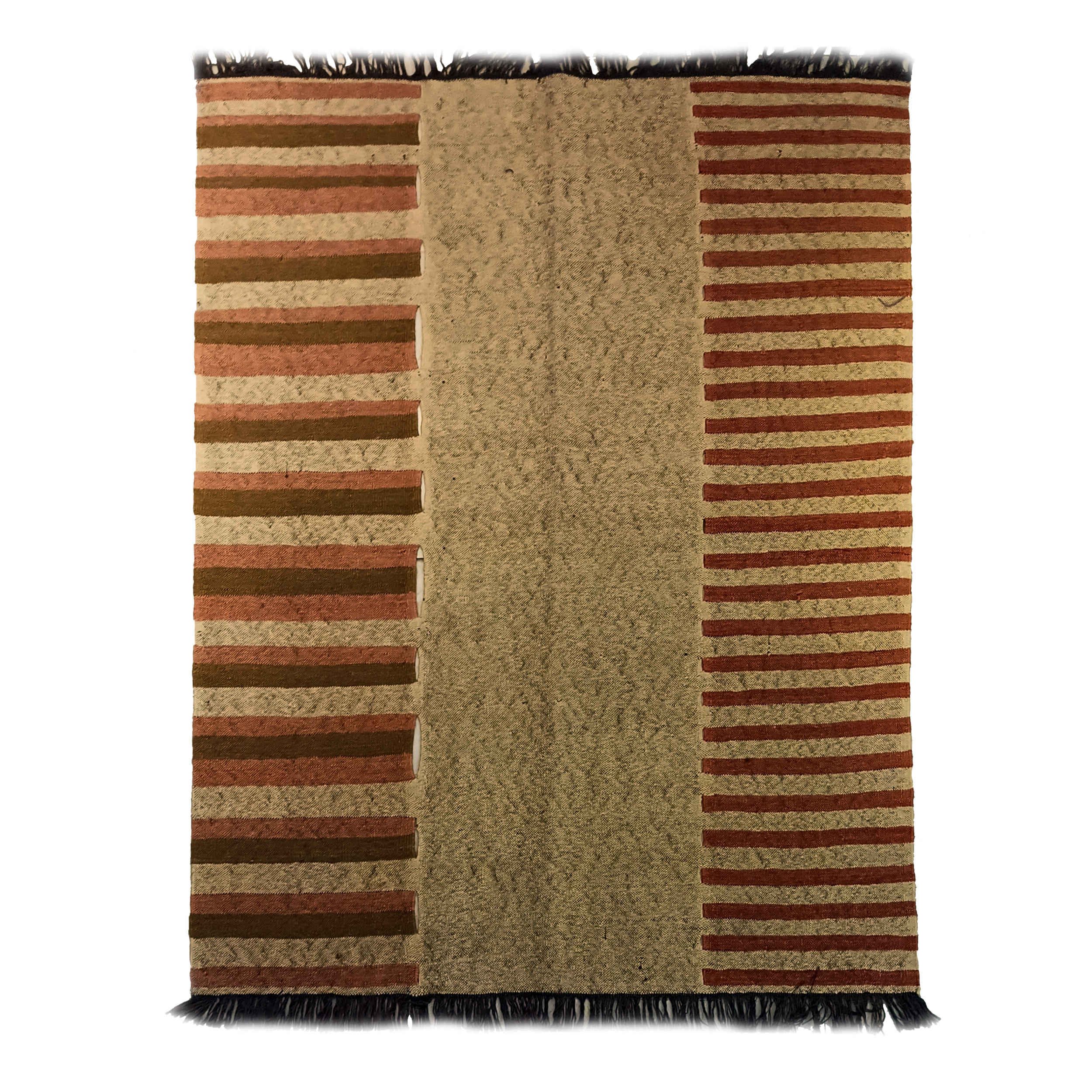 Main image of 波斯羊毛基利姆地毯 手工编织 真品 于霍拉桑 棕色