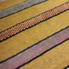 Thumbnail 2: 真正波斯羊毛基利姆地毯 手工编织于法尔斯 条纹黄色