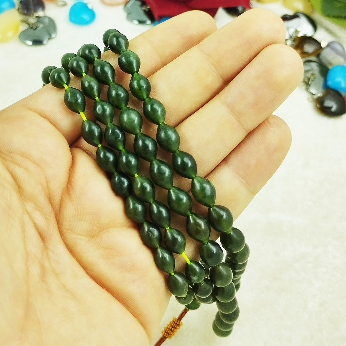 伊斯兰阿富汗Shah Maghsoud念珠 Green —— 101颗祈祷珠 Tasbih