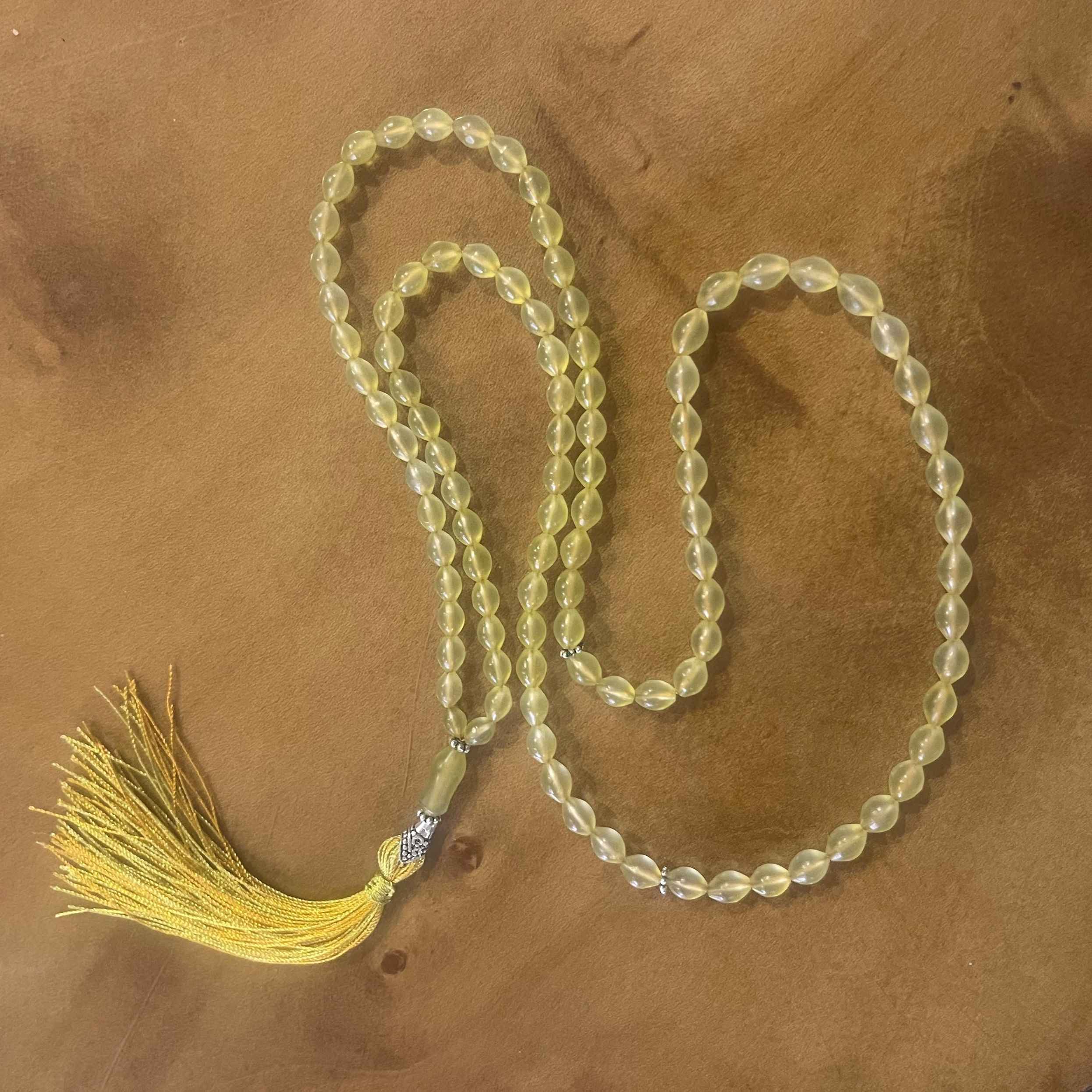 伊斯兰阿富汗Shah Maghsoud念珠 Yellow —— 101颗祈祷珠 Tasbih
