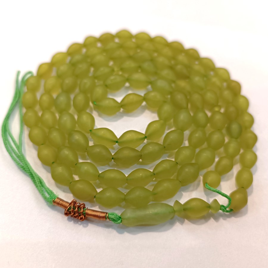 伊斯兰阿富汗Shah Maghsoud念珠 Serpentine —— 101颗祈祷珠 Tasbih