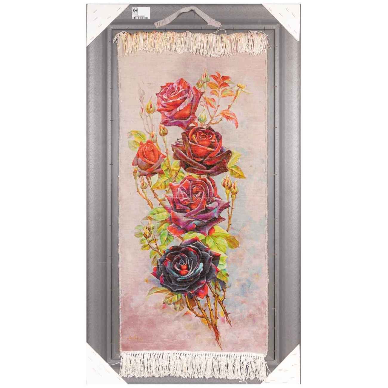 手工结波斯挂毯 – 塔布里兹,玫瑰花图案