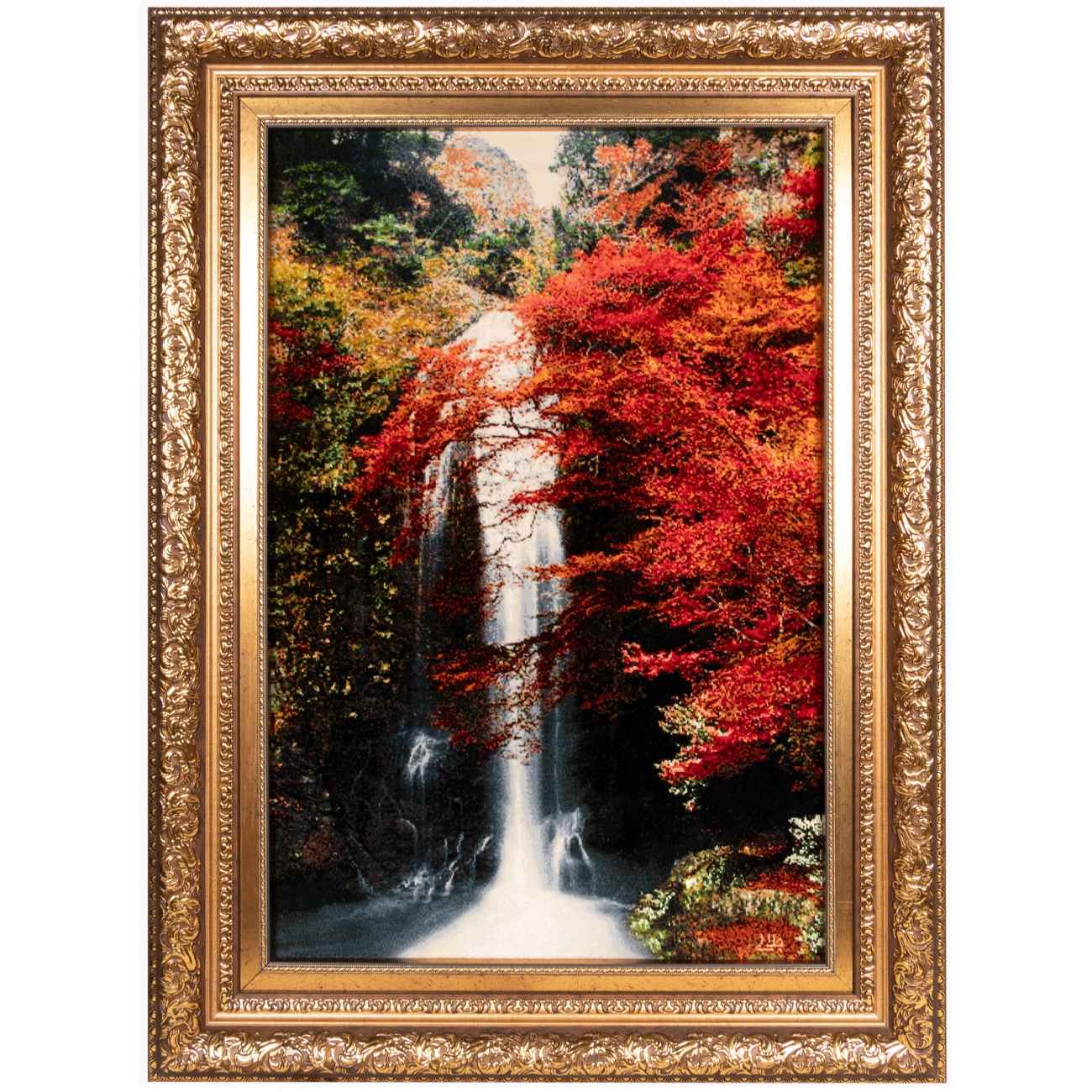 Main image of 手工结波斯挂毯 – 塔布里兹，瀑布图案