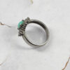 Thumbnail 3: 女士波斯尼沙布尔绿松石纯银手工戒指——Sanam款