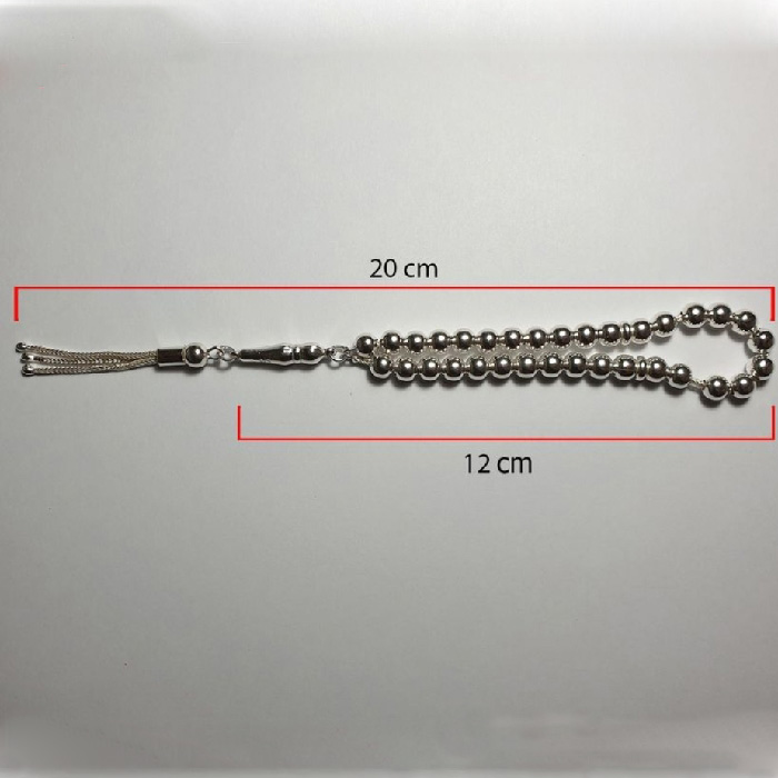 伊斯兰银念珠 Milad —— 33颗祈祷珠 Tasbih
