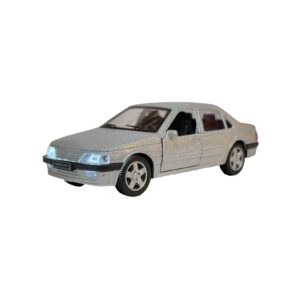 标致 405 玩具车 合金电动模型 带声音和车灯