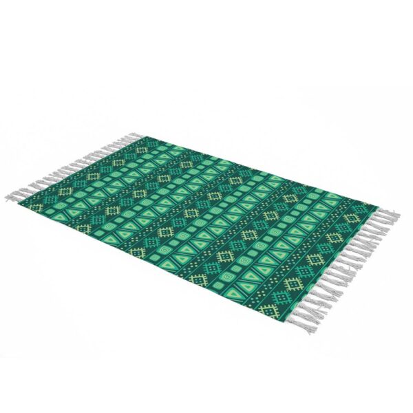 天鹅绒沙发毯 – 柔软轻盈，几何图案款