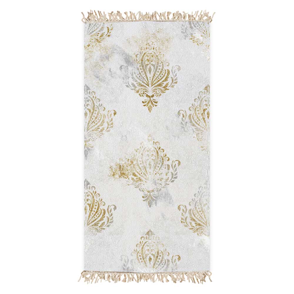 天鹅绒沙发毯 – 柔软轻盈，大马士革款