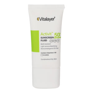 Vitalayer 液体防晒霜 SPF50，无色，适合混合及油性皮肤