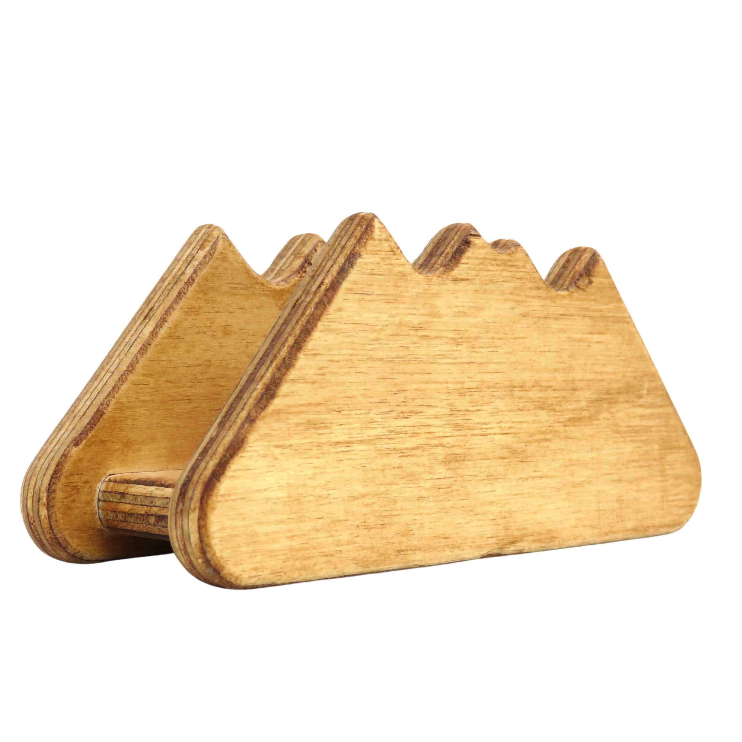 乡村风木质纸巾盒 – 经典款