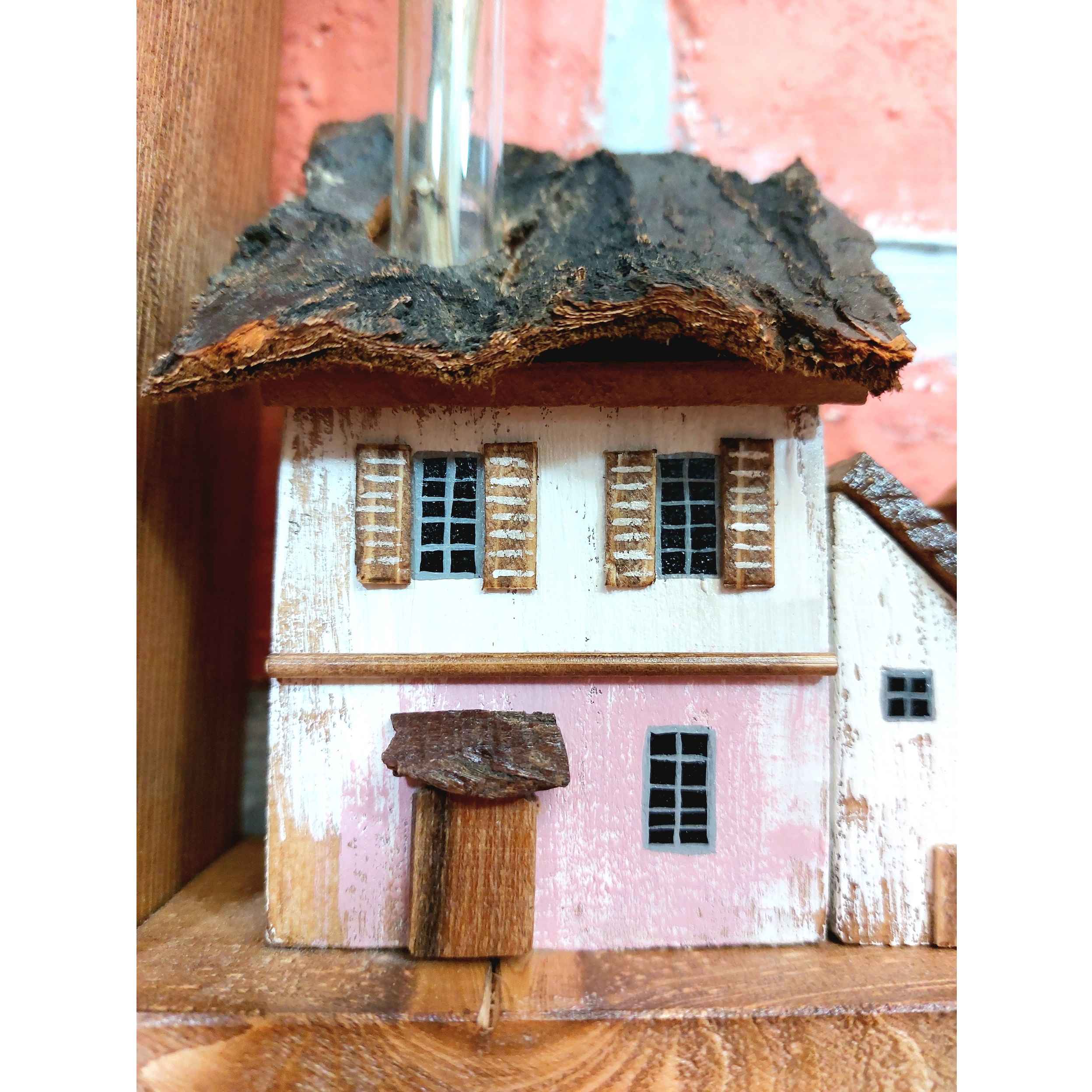 装饰性手工墙面钥匙挂架 – 5 钩,小屋设计