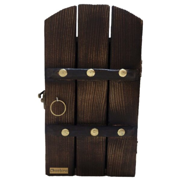 手工波斯木质墙面钥匙挂架 – 传统风格老房门设计