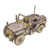 Thumbnail 6: 78片木质3D拼图模型套件 – 军用吉普车