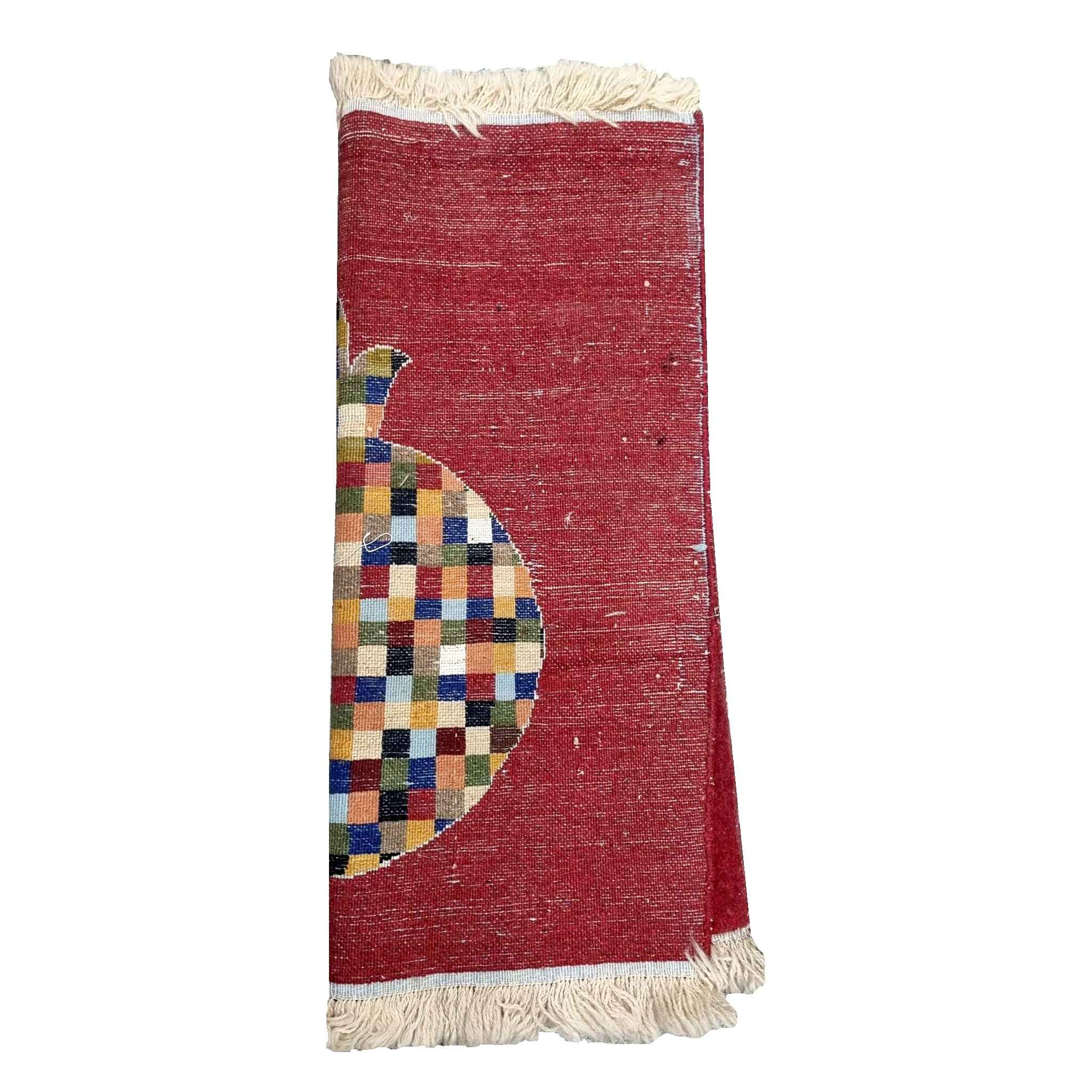 正宗真正波斯加贝羊毛地毯 手工编织于戈勒斯坦