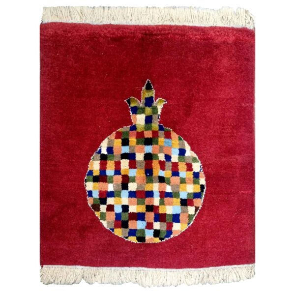 正宗真正波斯加贝羊毛地毯 手工编织于戈勒斯坦