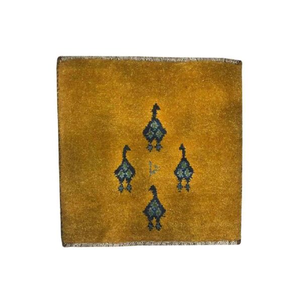 真正波斯加贝羊毛地毯 手工编织 动物图案（鸭子）