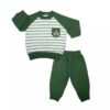 Thumbnail 10: 男婴条纹设计服装套装