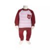 Thumbnail 3: 男婴条纹设计服装套装